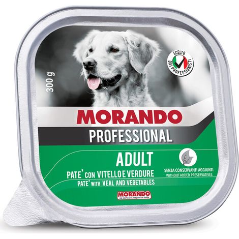 CIBO CANE MORANDO VSC 300 G CARNI CARN BIA CARO- 18,0 pz
