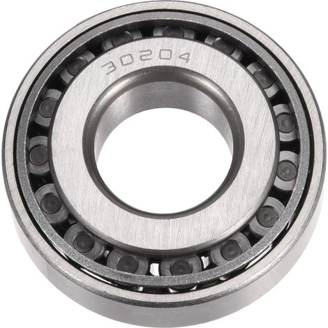 Roulement à rouleaux coniques 30204 Acier 20x47x14mm Charge combinée élevée Vitesse modérée pour automobile et convoyeurs (1/3)
