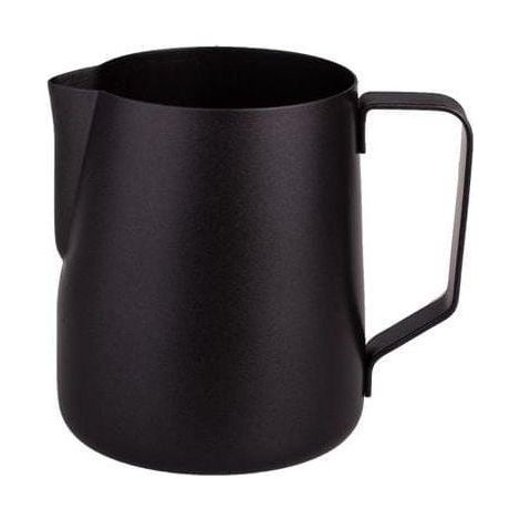 Rhinowares Jarra para Leche Negra 600 ml Acero Inoxidable