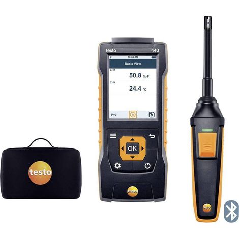 Testo 440 aparato de medición de humedad y temperatura