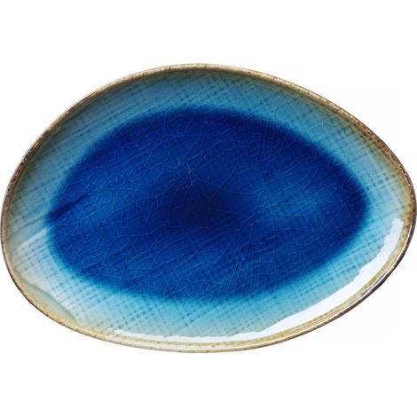 Assiette en forme organique Lazur - 270x190mm - Finedine (1/5)