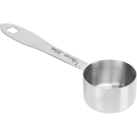30-ml-Messlöffel für Kaffeebohnen, Messlöffel aus Edelstahl 304 für Zucker, Milch und Fruchtpulver (1/5)