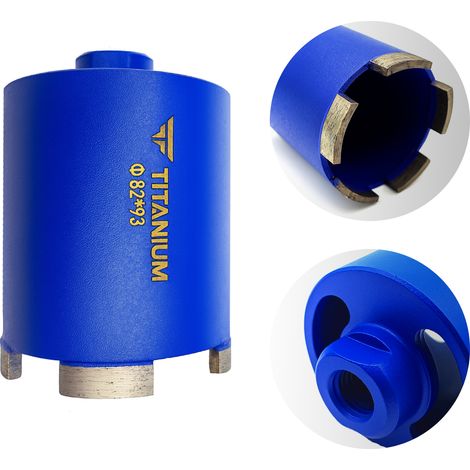 Sega a tazza diamantata per mattoni di cemento, lattine da 82 mm M16 titanio KDZ (1/5)