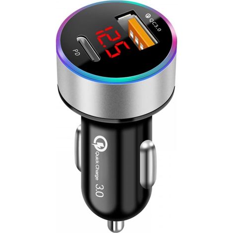 Zubehör für Zigarettenanzünder-Splitter, Schnellladefunktion, Kfz-GPS-Ladegerät-Splitter