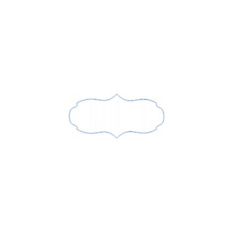 Etichette per barattoli 7,5x3 cm per conserve, 60 pezzi, bianco opaco (1/2)