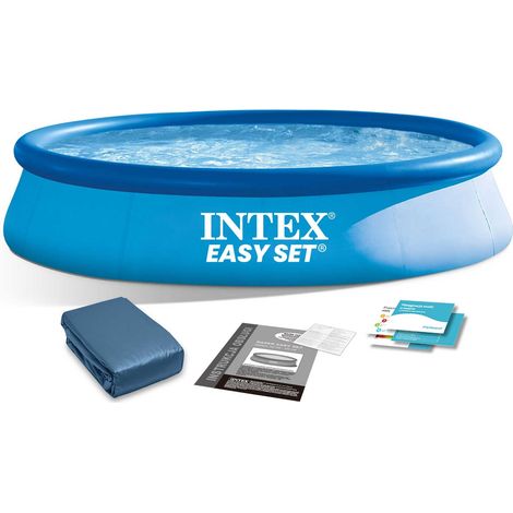 Piscina de jardín extensible 305 x 76 cm 2 en 1 INTEX 28120