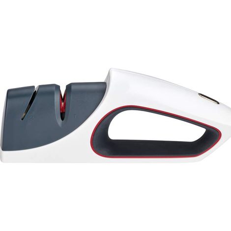 Aiguiseur céramique pour couteaux de cuisine, blanc/gris (1/5)