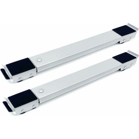 ZVD Support Machine a Laver, Socle Machine a Laver avec Roulettes (Réglable 45cm-70cm) (1/4)