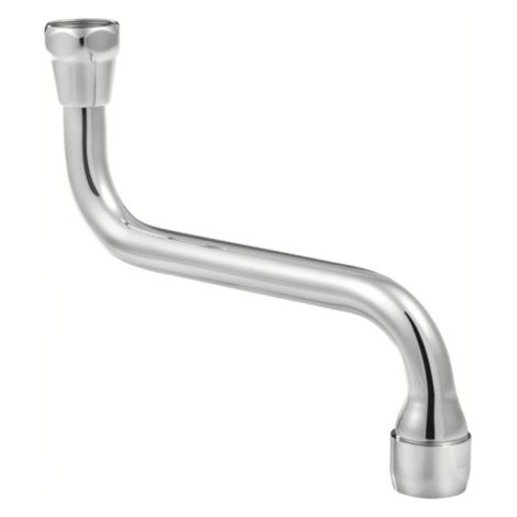 Becs universels - Laiton chromé - H - Avec aérateur - 1/2 L200 - ISIDRA