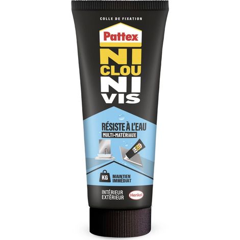 Colle Mastic Résiste à l'Eau, Tube 142g, Blanc (1/5)