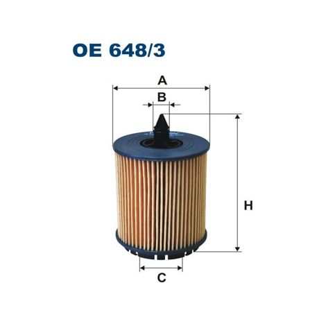 Filtro olio OE648/3 filtran
