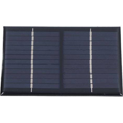 Decdeal Panneau solaire étanche 1,5 W 12V DIY pour les jouets / lumières / affiche des projets scientifiques