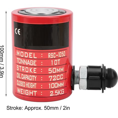 Cylindre hydraulique ultra-mince séparable RSC-1050 10T (1/5)