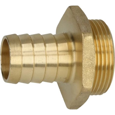 Douille en laiton à filetage mâle 1 1/4’’ pour le raccordement de tuyaux 1''
