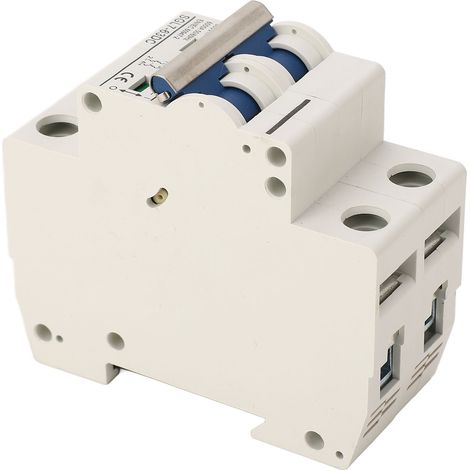 Disjoncteur CC 2P 16A, protection contre les surcharges, montage sur rail DIN, disjoncteur miniature pour système photovoltaïque solaire 500 V CC (1/5)