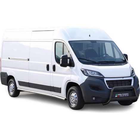 Pare-buffle Avant pour Peugeot Boxer 2014-2023 63 mm en Acier Noir (1/5)