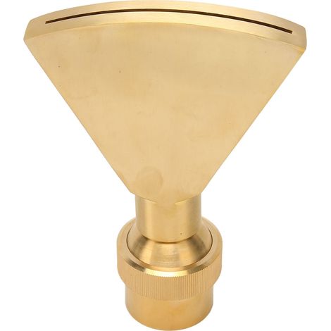 Arroseur étang forme éventail G1-1/2 en laiton réglable buse fontaine éventail pour jardin musées (1/5)