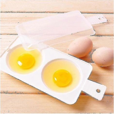 Appareil à œufs pochés pour micro-ondes, cuiseur à sandwichs et petit-déjeuner instantané, ustensile de cuisine (1 pièce) (1/5)