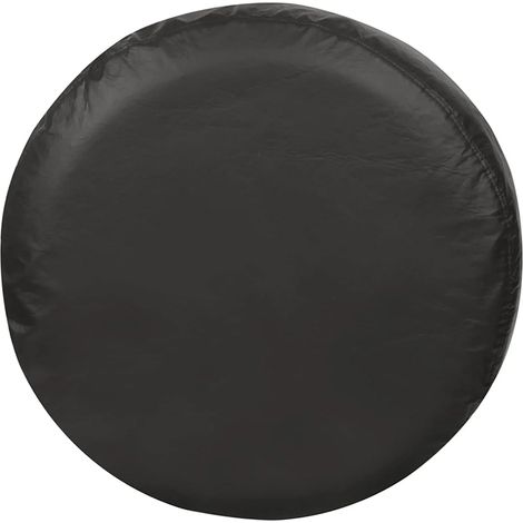 Housse de roue de secours (20 à 21,75 pouces) – Compatible remorque, camping-car, camion et fourgon aménagé – Housse souple en vinyle robuste – Noir (1/5)