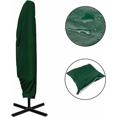 Triomphe Housse de protection pour parasol déporté ,210D imperméable à la poussière Résistant aux UV ,Housse 265cm pour parasol déporté (1/5)