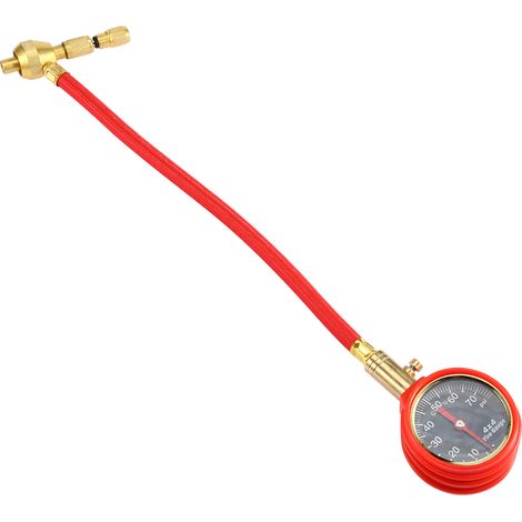 Manomètre à cadran pour pneus de véhicules motorisés (voiture, camion, moto, fourgonnette) (1/5)