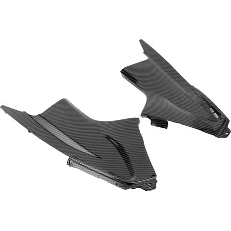 Cache de conduit d'air latéral, insert de carénage style fibre de carbone, compatible avec Yamaha YZF R6 2003-2005 (1/5)