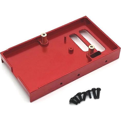 Kit de fixation de siège rouge pour carte de circuit imprimé du compartiment avant de voiture RC (1/5)