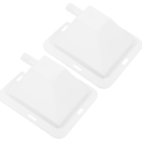 Bac de Récupération en Plastique pour Climatiseur à Condensation Trou de 1,2cm, Accessoire Anti-débordement pour Ambiance Estivale à Domicile Bureau (1/5)
