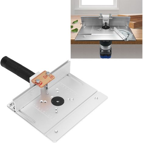 Outils pour le travail du bois, machine à graver, planche inversée, fraiseuse électrique, machine à chanfreiner et à ébarber, table de travail élévatrice multifonctionnelle, outil auxiliaire de rainur (1/5)