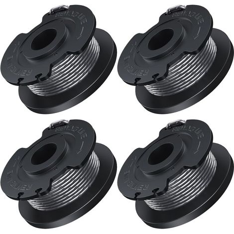 Trimmerfadenspule – 1,6 mm Nylon-Copolymer-Faden – 5 m – Kompatibel mit automatischem Fadenvorschub – Für Akku-Freischneider – 4 Stück (1/5)