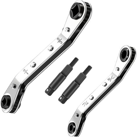 Ratchet wrench for air conditioning and air conditioning systems - Air conditioning valve - Equipment repair tool (1/5)