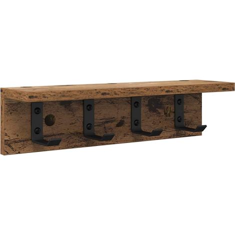 Maison Exclusive - Wandmontierter nachttisch Altholz 40 x 10,5 x