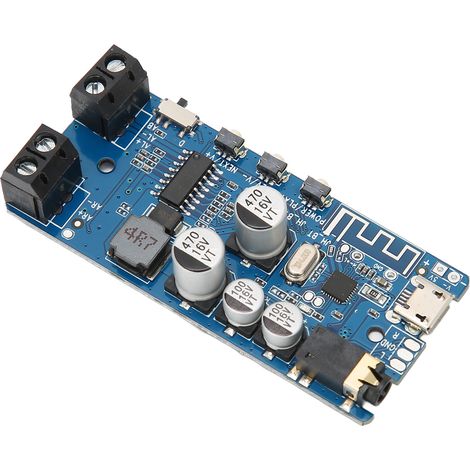 Amplificateur Audio Bluetooth 5.0 2x5W - Module Récepteur Stéréo DIY avec Double Sortie Alimentation (1/5)