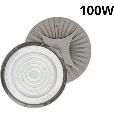 Faro Industriale Led 100W Disco Rotondo UFO IP65 Plafoniera Campana DR (1/5)