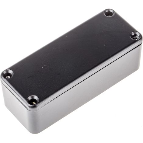 Boîtier RS PRO en Fonte d'aluminium, 89.1 x 35 x 30.3mm, Noir IP66, Blindé ( Prix pour 1 ) (1/2)