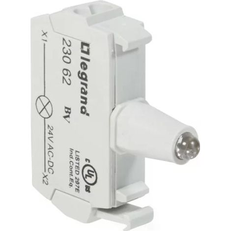 Legrand 023062 - Osmoz block - light head - spring - 12/24V/ - green