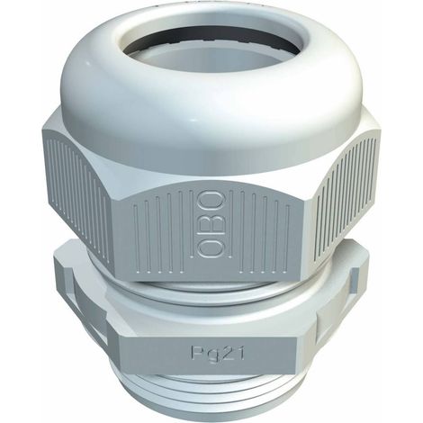 OBO Bettermann Raccord de câble résistant aux UV M25 polyamide gris clair, 2022903 (1/2)