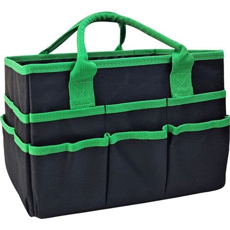 BRAVIX Sac de rangement pliable pour dossiers de bureau - Sac de rangement pliable pour outils de jardinage - Sac fourre-tout pour enseignant - Fournitures de bureau (1/4)