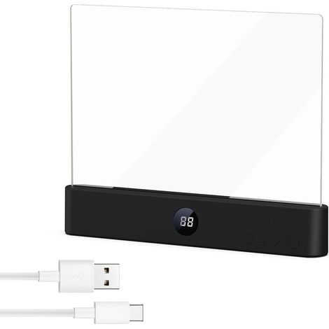 Lampe Lecture LED Rechargeable Avec Clip Page Amovible, Liseuse Livre Portable Ultra Plate, Sans Fil Intensite Reglable (1/5)