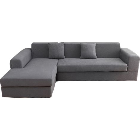 Housse de Canape d'angle 3 + 2 Places Extensible - MERKMAK - Impermeable (1/5)