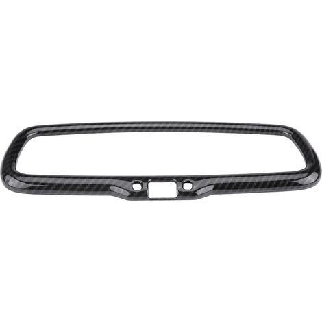 Marco de espejo retrovisor interior de ABS negro para Alfa Romeo Stelvio/Giulia 2017-2020 - Protección y elegancia (1/5)