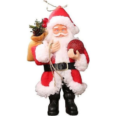 Weihnachtsmann-Figuren, stehende Weihnachtsmann-Weihnachtsdekorationen, rote Deko-Puppe für Weihnachtsfeiertage (1/3)