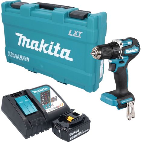 Trapano avvitatore a batteria Makita DDF 487 RG1K 18 V 40 Nm brushless + 1 batteria da 6,0 Ah + caricabatterie + valigetta (1/5)