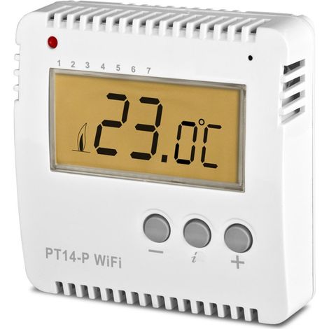 EOB Raumthermostat 667, mit WLAN, PT14-P, weiß (1/5)