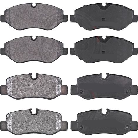 KIT PASTIGLIE FRENO ANTERIORI E POSTERIORI compatibile con MERCEDES-BENZ eVITO FURGONATO / TOURER (W447) / PASTIGLIE FRENANTI AUTO OEM 37553,35056 / SOSTITUZIONE DIRETTA / BASSA POLVERE / SILENZIOSO