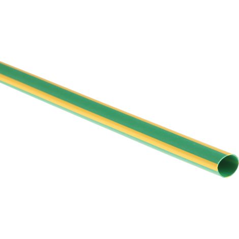 Gaine thermorétractable RS PRO, Dia. 6.4mm Vert rétreint 2:1, 1.2m ( Prix pour Paquet de 5 )