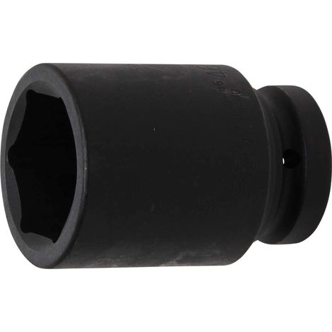 BGS  Vaso  de  impacto  hexagonal  profundo,  accionamiento  cuadrado  interno  25  mm  (1")  SW  46  mm  -  5500-46