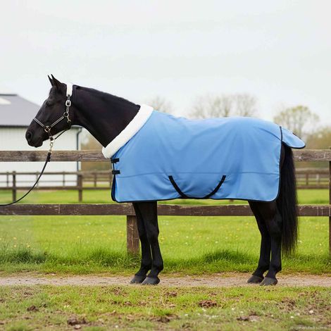 Pferdedecke Volles Aqua 145 cm Polarfleece