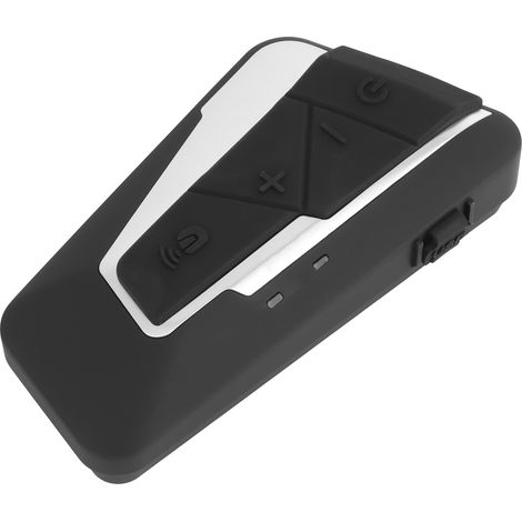 Casque moto Bluetooth intercom 3 motards kit oreillette micro multifonction appel musique GPS radio (1/5)