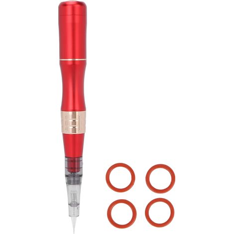 Machine de microblading puissante pour sourcils, lèvres et eye-liner (prise UE 100-240 V) rouge (1/5)